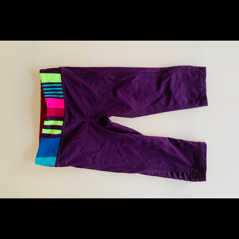 Ivivva Plum Rhythmic Crop Size 6